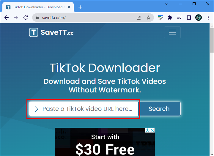 Загрузите видео TikTok без водяного знака с помощью ПК