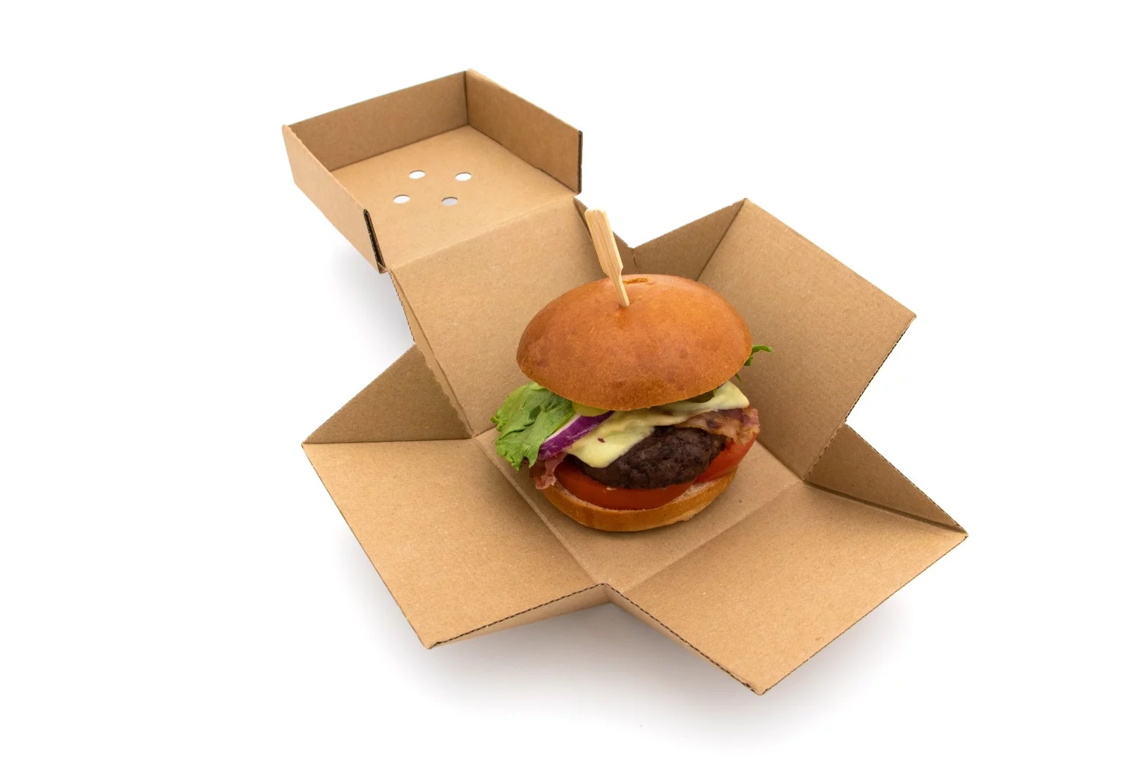 Burger Boxes on Food Presentation